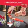 image:imagePocket Hose Ballistic 50 FT Expandable Garden Hose wPocket Pivot Swivel Connector AntiBurst Sleeve Reinforced with Bulletproof Fiber Lightweight NoKink Compact UVProtected AS SEEN ON TVBallistic