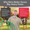 image:imagePocket Hose Ballistic 50 FT Expandable Garden Hose wPocket Pivot Swivel Connector AntiBurst Sleeve Reinforced with Bulletproof Fiber Lightweight NoKink Compact UVProtected AS SEEN ON TVBallistic