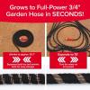 image:imagePocket Hose Ballistic 50 FT Expandable Garden Hose wPocket Pivot Swivel Connector AntiBurst Sleeve Reinforced with Bulletproof Fiber Lightweight NoKink Compact UVProtected AS SEEN ON TVRegular