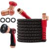 image:imagePocket Hose Ballistic 50 FT Expandable Garden Hose wPocket Pivot Swivel Connector AntiBurst Sleeve Reinforced with Bulletproof Fiber Lightweight NoKink Compact UVProtected AS SEEN ON TVRegular