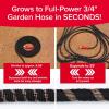 image:imagePocket Hose Ballistic 50 FT Expandable Garden Hose wPocket Pivot Swivel Connector AntiBurst Sleeve Reinforced with Bulletproof Fiber Lightweight NoKink Compact UVProtected AS SEEN ON TVRegular