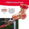 image:imagePocket Hose Ballistic 50 FT Expandable Garden Hose wPocket Pivot Swivel Connector AntiBurst Sleeve Reinforced with Bulletproof Fiber Lightweight NoKink Compact UVProtected AS SEEN ON TVRegular