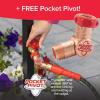 image:imagePocket Hose Ballistic Double UV Edition 50 FT Expandable Garden Hose wPocket Pivot Swivel Connector AntiBurst Sleeve Reinforced wBulletproof Fiber Lightweight NoKink Compact AS SEEN ON TV50ft