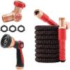image:imagePocket Hose Ballistic 50 FT Expandable Garden Hose wPocket Pivot Swivel Connector AntiBurst Sleeve Reinforced with Bulletproof Fiber Lightweight NoKink Compact UVProtected AS SEEN ON TVBallistic