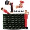 image:imagePocket Hose Ballistic Double UV Edition 50 FT Expandable Garden Hose wPocket Pivot Swivel Connector AntiBurst Sleeve Reinforced wBulletproof Fiber Lightweight NoKink Compact AS SEEN ON TV100ft