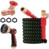 image:imagePocket Hose Ballistic Double UV Edition 50 FT Expandable Garden Hose wPocket Pivot Swivel Connector AntiBurst Sleeve Reinforced wBulletproof Fiber Lightweight NoKink Compact AS SEEN ON TV50ft