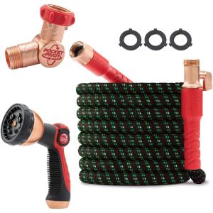 image:imagePocket Hose Ballistic Double UV Edition 50 FT Expandable Garden Hose wPocket Pivot Swivel Connector AntiBurst Sleeve Reinforced wBulletproof Fiber Lightweight NoKink Compact AS SEEN ON TV75ft