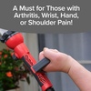 image:imagePocket Hose Aqua Handle Hose Nozzle EasytoHold Pivoting Ergonomic Grip for Weak Hands amp Arthritis 9 Patterns Easy Flow Control RedRed and Black