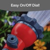 image:imagePocket Hose Aqua Handle Hose Nozzle EasytoHold Pivoting Ergonomic Grip for Weak Hands amp Arthritis 9 Patterns Easy Flow Control RedRed and Black