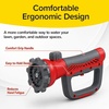 image:imagePocket Hose Aqua Handle Hose Nozzle EasytoHold Pivoting Ergonomic Grip for Weak Hands amp Arthritis 9 Patterns Easy Flow Control RedRed and Black