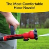 image:imagePocket Hose Aqua Handle Hose Nozzle EasytoHold Pivoting Ergonomic Grip for Weak Hands amp Arthritis 9 Patterns Easy Flow Control RedRed and Black