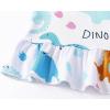 imageWonderBabe 2Pcs Girls Nightgowns Unicorn Pajamas Toddler Nightgown Sleepwear Flutter Short Sleeves Night Gowns for KidsBdinosaurs
