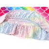 imageWonderBabe 2Pcs Girls Nightgowns Unicorn Pajamas Toddler Nightgown Sleepwear Flutter Short Sleeves Night Gowns for KidsBmermaid