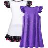 imageWonderBabe 2Pcs Girls Nightgowns Unicorn Pajamas Toddler Nightgown Sleepwear Flutter Short Sleeves Night Gowns for KidsCcat