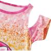 imageWonderBabe Girls Dresses Clothes Kids Short Sleeve Cold Shoulder School Twirly Skater Dress Summer Casual Mermaid SundressCunicorn