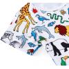 imageWonderBabe Girls Dresses Toddler Dinosaur Summer Sundress Kids Short Sleeve School Casual A Line Twirly Skater DressesAanimals