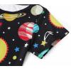 imageWonderBabe Girls Dresses Toddler Dinosaur Summer Sundress Kids Short Sleeve School Casual A Line Twirly Skater DressesAgalaxy