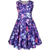 imageWonderBabe Girls Dresses Kids Casual Mermaid Sundress A Line Twirly Skater Dress Toddler Girl Summer Clothes