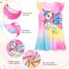 imageWonderBabe Girls Nightgowns Unicorn Pajamas for girl Mermaid Sleepwear Toddler Nightgown Night Sleep Dress ClothesAunicorn