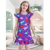 imageWonderBabe Girls Nightgowns Unicorn Pajamas for girl Mermaid Sleepwear Toddler Nightgown Night Sleep Dress ClothesFunicorn