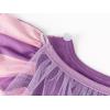 imageWonderBabe Princess Dress With Cape Girls Christmas Birthday Party Cosplay Costume Toddler Ruffle Sleeve Fancy Outfit GiftPurple