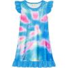 imageWonderBabe Girls Nightgowns Unicorn Pajamas for girl Mermaid Sleepwear Toddler Nightgown Night Sleep Dress ClothesAtie Dye