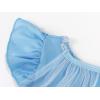 imageWonderBabe Girls Princess Costumes Princess Dresses Fancy Dress Up Outfits with Cape Birthday Party Christmas CosplayBlue