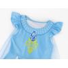 imageWonderBabe Girls Princess Costumes Princess Dresses Fancy Dress Up Outfits with Cape Birthday Party Christmas CosplayBlue