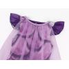 imageWonderBabe Girls Princess Costumes Princess Dresses Fancy Dress Up Outfits with Cape Birthday Party Christmas CosplayDark Purple