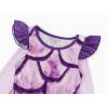imageWonderBabe Girls Princess Costumes Princess Dresses Fancy Dress Up Outfits with Cape Birthday Party Christmas CosplayDark Purple
