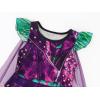 imageWonderBabe Girls Princess Costumes Princess Dresses Fancy Dress Up Outfits with Cape Birthday Party Christmas CosplayPurple