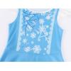 imageWonderBabe Girls Princess Costumes Princess Dresses Fancy Dress Up Outfits with Cape Birthday Party Christmas CosplaySsky Blue