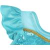 imageWonderBabe Girls Princess Two Piece Swimsuit Kids Bathing Suits Ruffles Fancy Swimwear Surf Beach Summer Swimming Tankini SetBlue02
