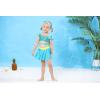 imageWonderBabe Girls Princess Two Piece Swimsuit Kids Bathing Suits Ruffles Fancy Swimwear Surf Beach Summer Swimming Tankini SetBlue02