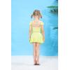 imageWonderBabe Girls Princess Two Piece Swimsuit Kids Bathing Suits Ruffles Fancy Swimwear Surf Beach Summer Swimming Tankini SetGreen