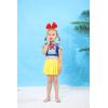 imageWonderBabe Girls Princess Two Piece Swimsuit Kids Bathing Suits Ruffles Fancy Swimwear Surf Beach Summer Swimming Tankini SetNavy