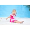 imageWonderBabe Girls Princess Two Piece Swimsuit Kids Bathing Suits Ruffles Fancy Swimwear Surf Beach Summer Swimming Tankini SetPink