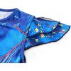 imageWonderBabe Descendants Bathing Suit for Girls Princess Two Piece Ruffle Swimsuit Kids Bikini Set Swimwear Dress UpBlue