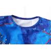 imageWonderBabe Descendants Bathing Suit for Girls Princess Two Piece Ruffle Swimsuit Kids Bikini Set Swimwear Dress UpBlue