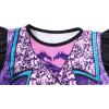 imageWonderBabe Descendants Bathing Suit for Girls Princess Two Piece Ruffle Swimsuit Kids Bikini Set Swimwear Dress UpBpurple