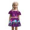 imageWonderBabe Descendants Bathing Suit for Girls Princess Two Piece Ruffle Swimsuit Kids Bikini Set Swimwear Dress UpMal