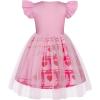 imageWonderBabe Girls Red Costume from Descendants 4 Kids Bridget Pink Dress Princess Christmas Gift Birthday Party Dress UpLight Pink