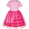 imageWonderBabe Girls Red Costume from Descendants 4 Kids Bridget Pink Dress Princess Christmas Gift Birthday Party Dress UpPink