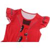imageWonderBabe Girls Red Costume from Descendants 4 Kids Bridget Pink Dress Princess Christmas Gift Birthday Party Dress UpRed