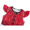 imageWonderBabe Girls Red Descendants Costume Kids Bridget Pink Dress Princess Chloe Christmas Gift Birthday Party Cosplay OutfitsDark Red