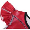 imageWonderBabe Girls Red Descendants Costume Kids Bridget Pink Dress Princess Chloe Christmas Gift Birthday Party Cosplay OutfitsDark Red