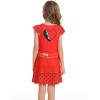 imageWonderBabe Girls Red Descendants Costume Kids Bridget Pink Dress Princess Chloe Christmas Gift Birthday Party Cosplay OutfitsRed