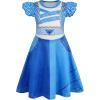 imageWonderBabe Girls Red Descendants Costume Kids Bridget Pink Dress Princess Chloe Christmas Gift Birthday Party Cosplay OutfitsBlue