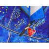 imageWonderBabe Evie Costume Girls Zipper Jacket Long Sleeve Dress Kids Halloween Costume Party Cosplay OutfitBlue