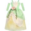 imageWonderBabe Princess and The Frog Dress for Girls Birthday Party Fairy Dress Up Kids Halloween Costume with SleeveletGreen